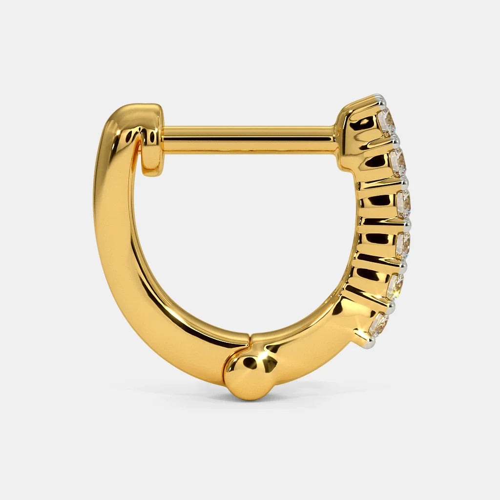 The Malani Multi Pierced Hoop Earrings