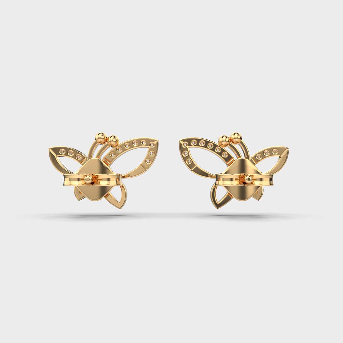 Butterflies Diamond Earring