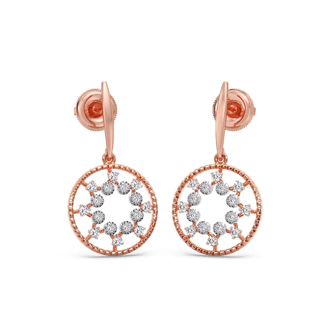 Enched Oasis Diamond Dangle Earrings