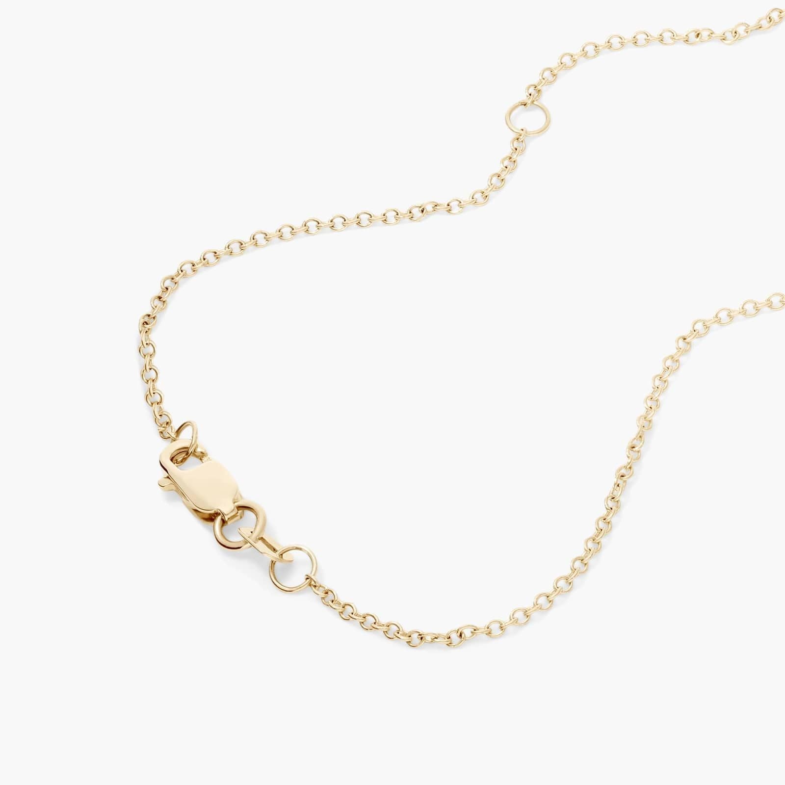 Fancy Bezels Lab Grown Round, Asscher, & Heart Diamond Pendant Necklace
