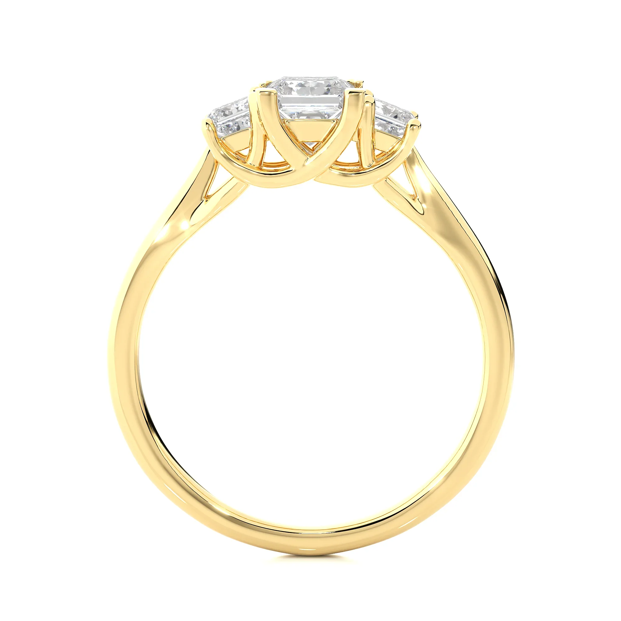 Tri-Quad Eternity Ring
