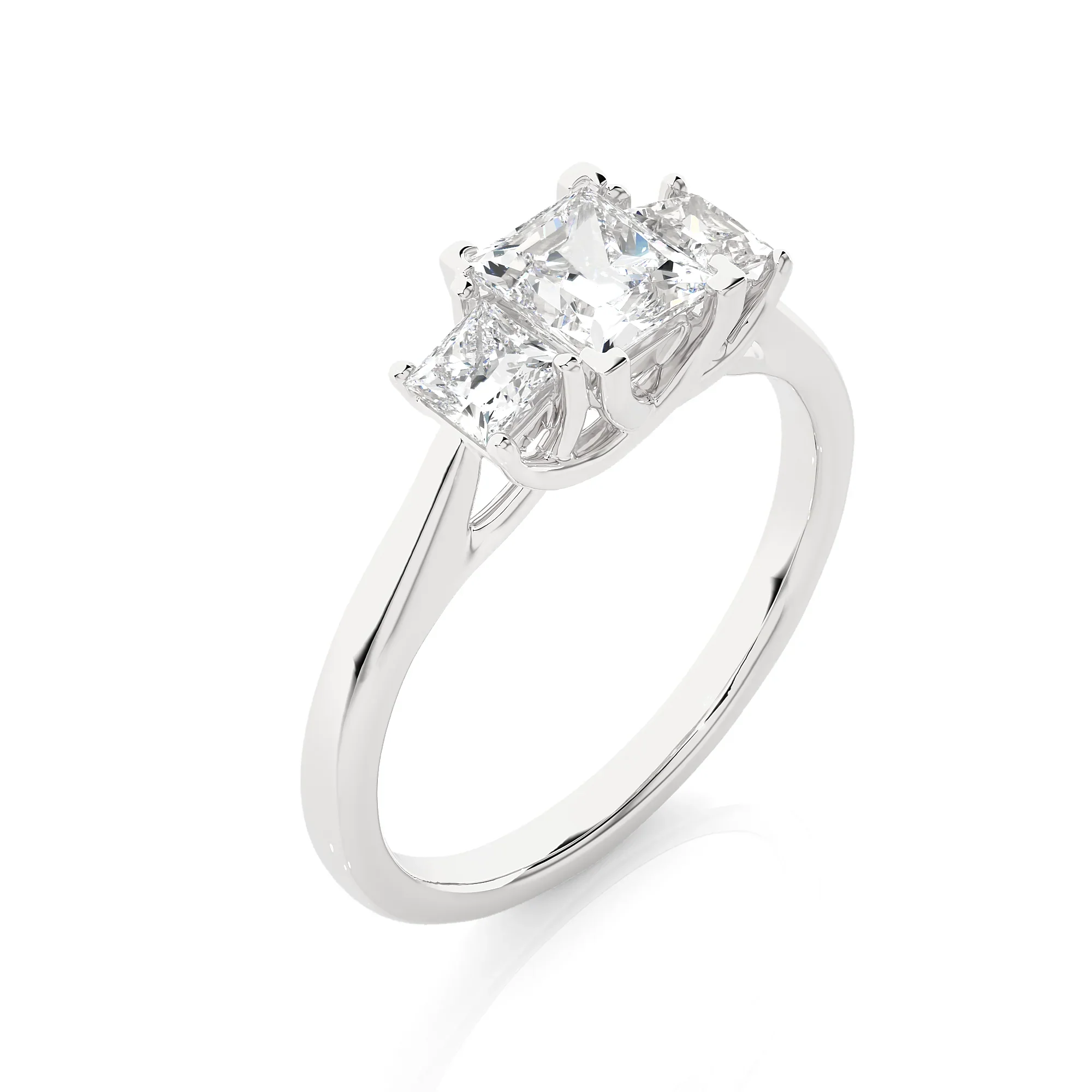 Tri-Quad Eternity Ring