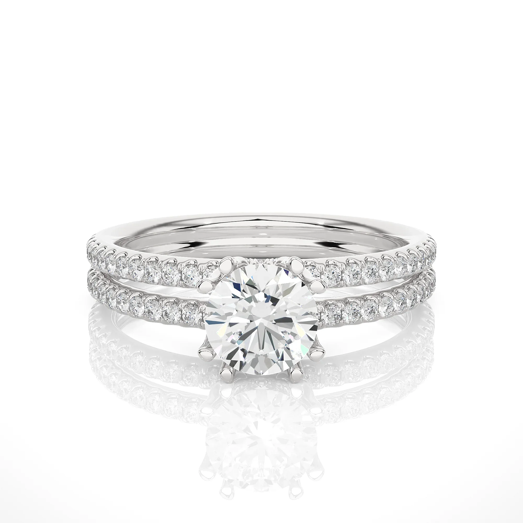 The Twin Halo Ring