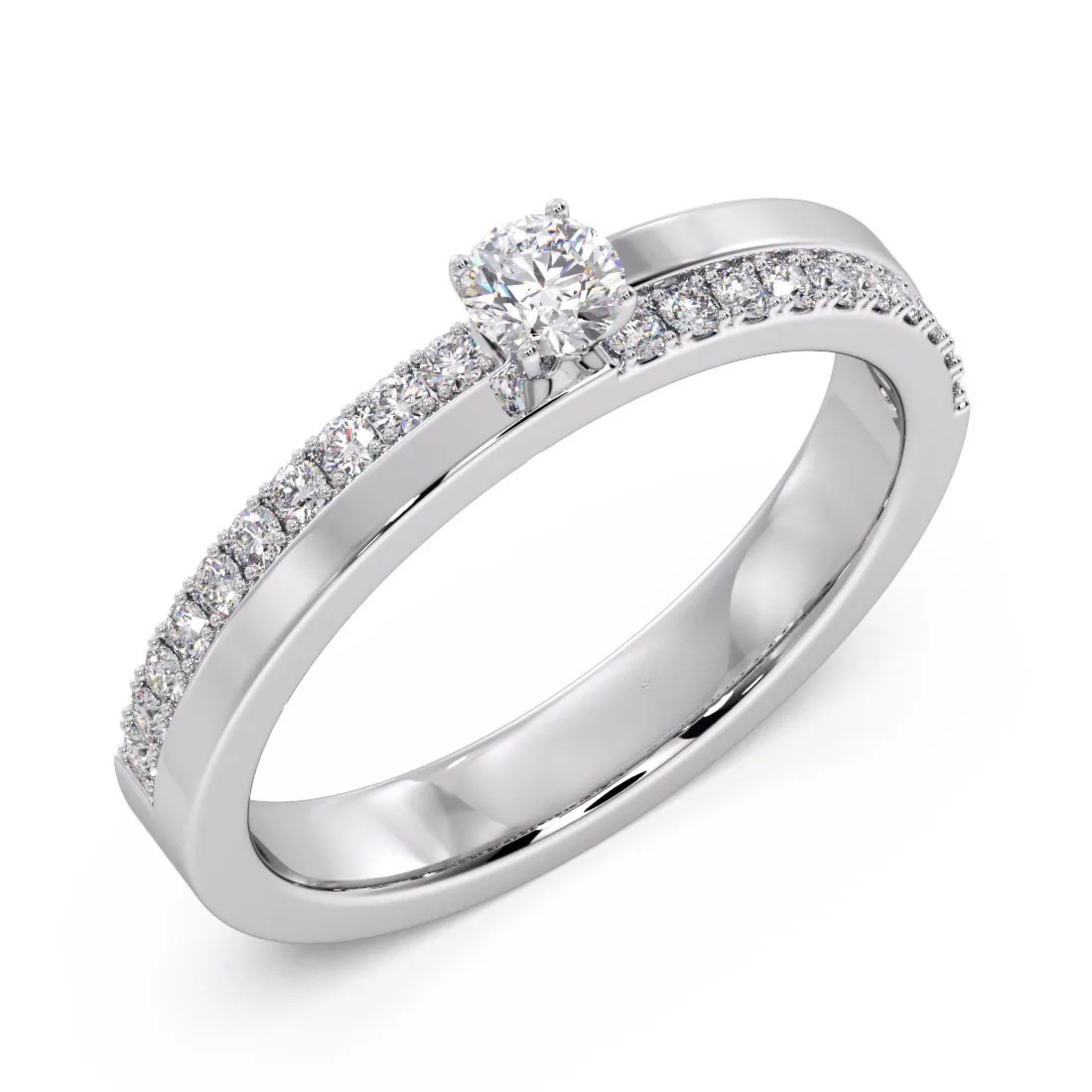 Aabhey Diamond Engagement Ring