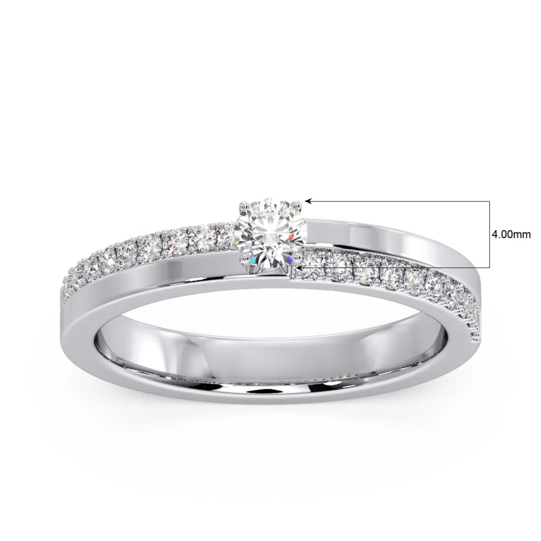 Aabhey Diamond Engagement Ring