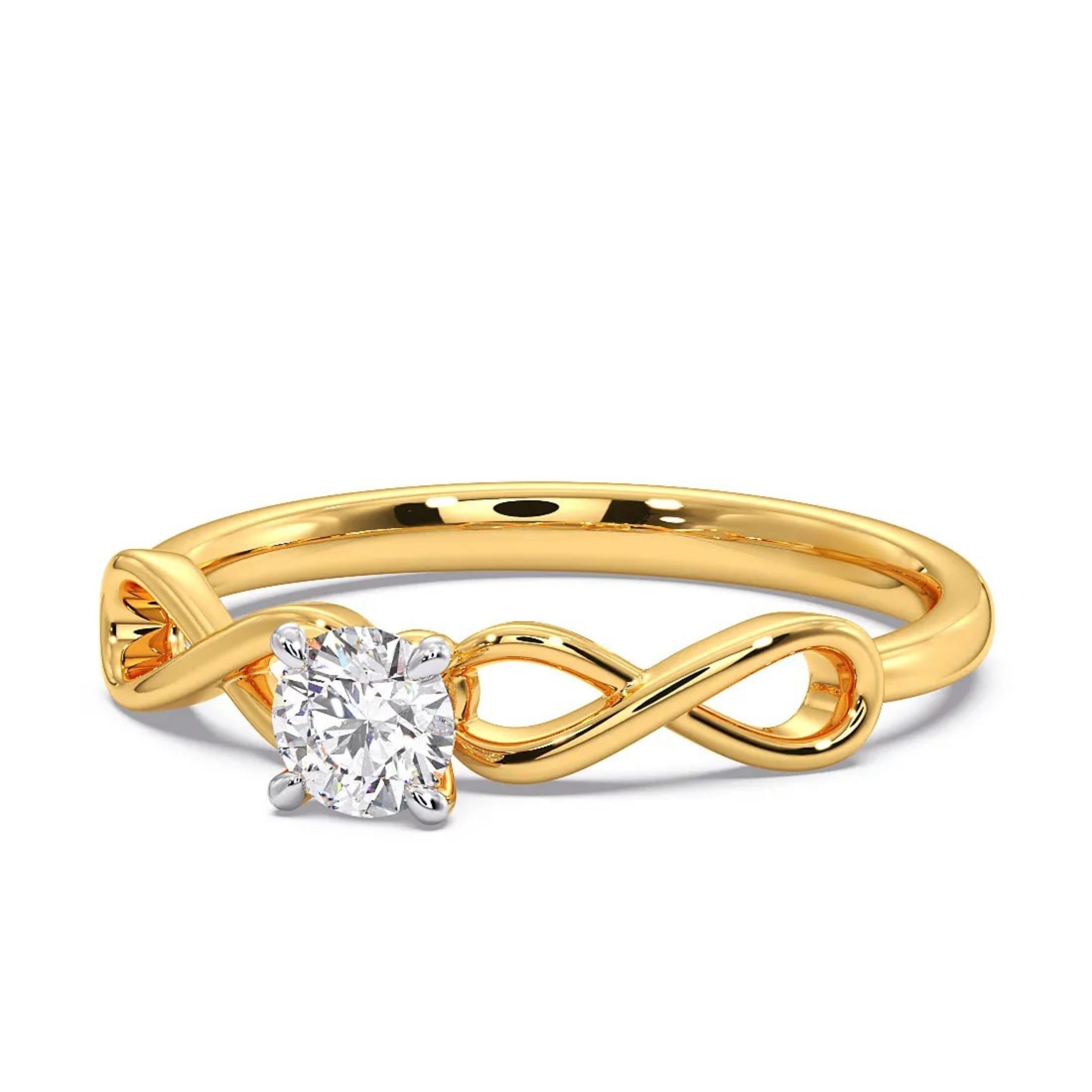 Eternals Shin Diamond Solitaire Ring