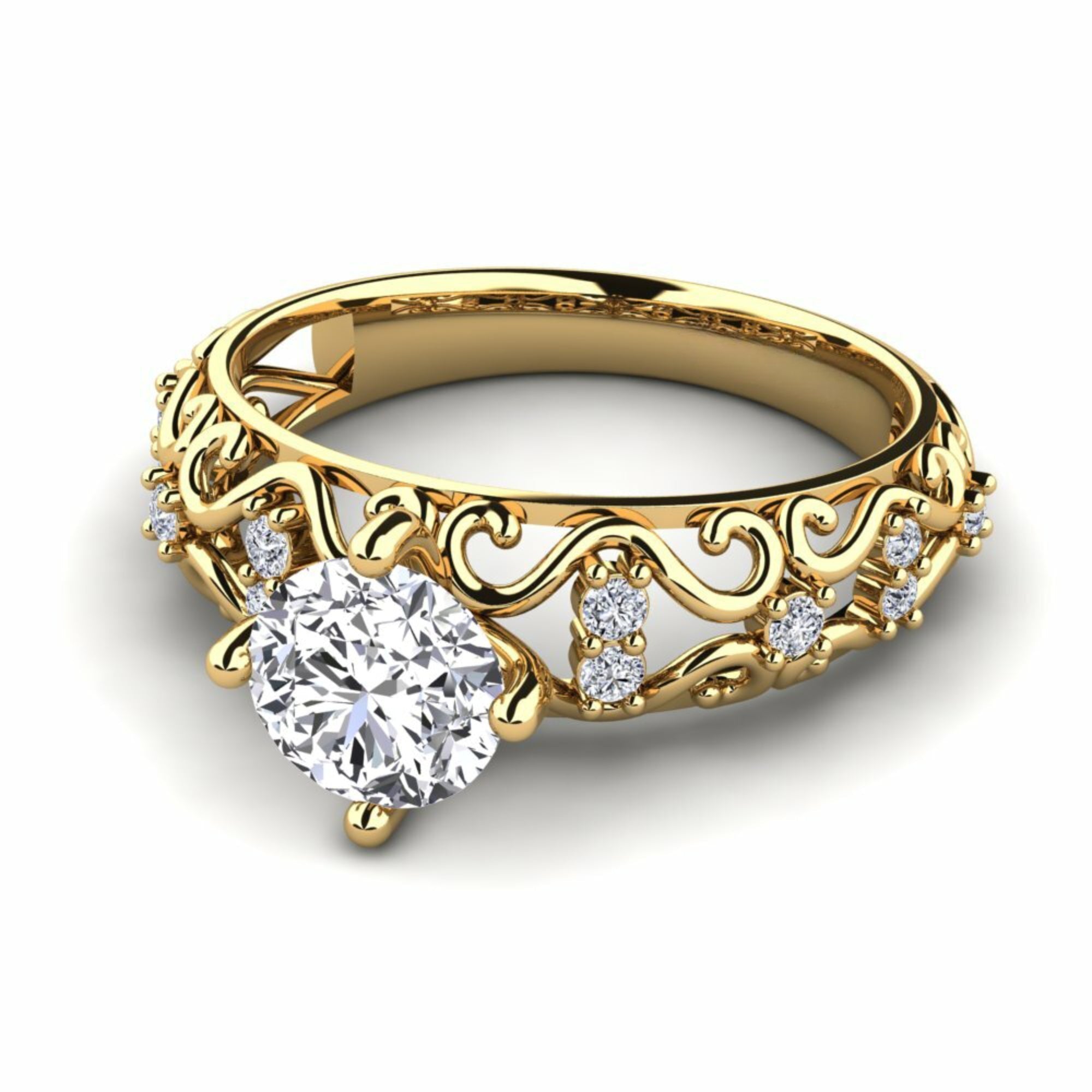 1.00 Carat Solitaire Engagement Ring