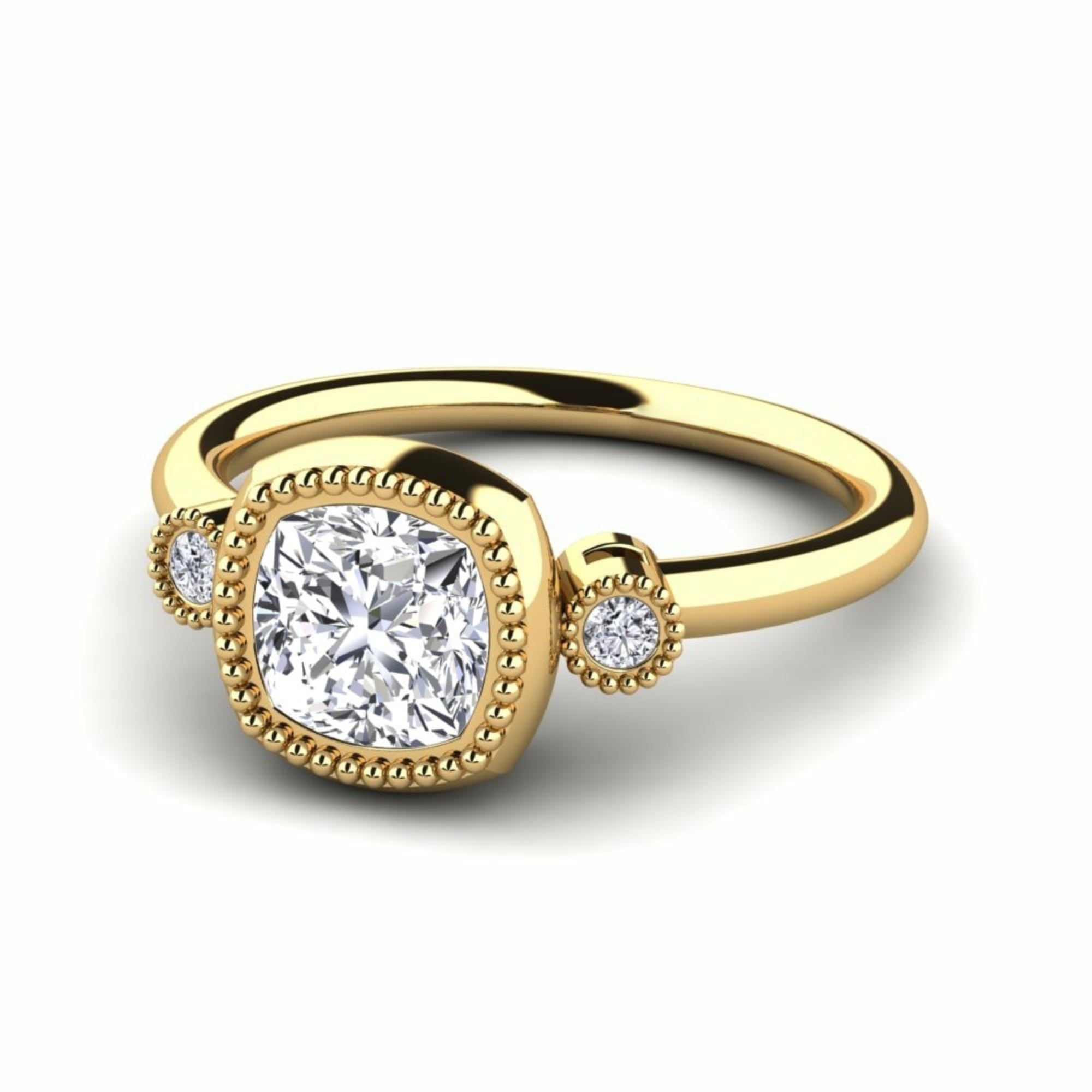 Cushion Engagement Ring