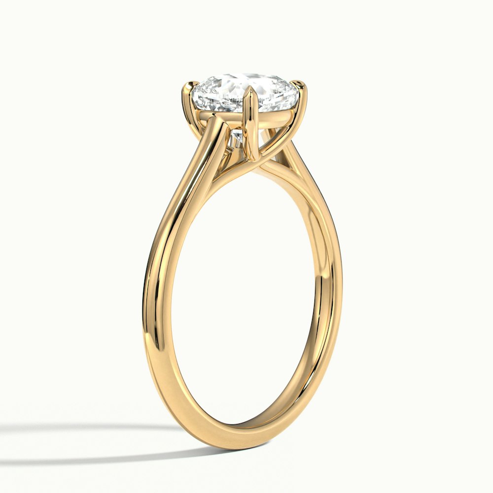 Cushion Temple Engagement Ring (Cushion)