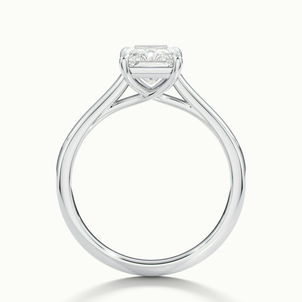Radiant Temple Engagement Ring