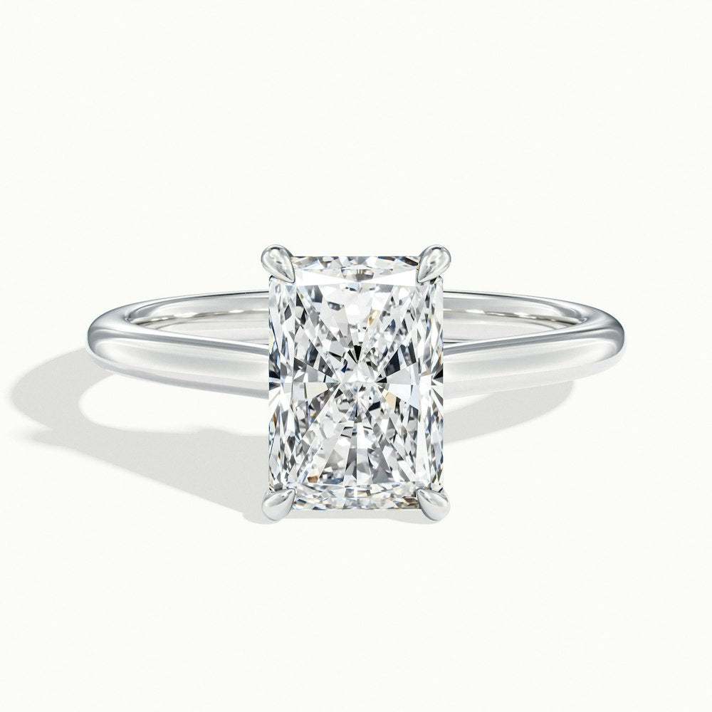Radiant Temple Engagement Ring