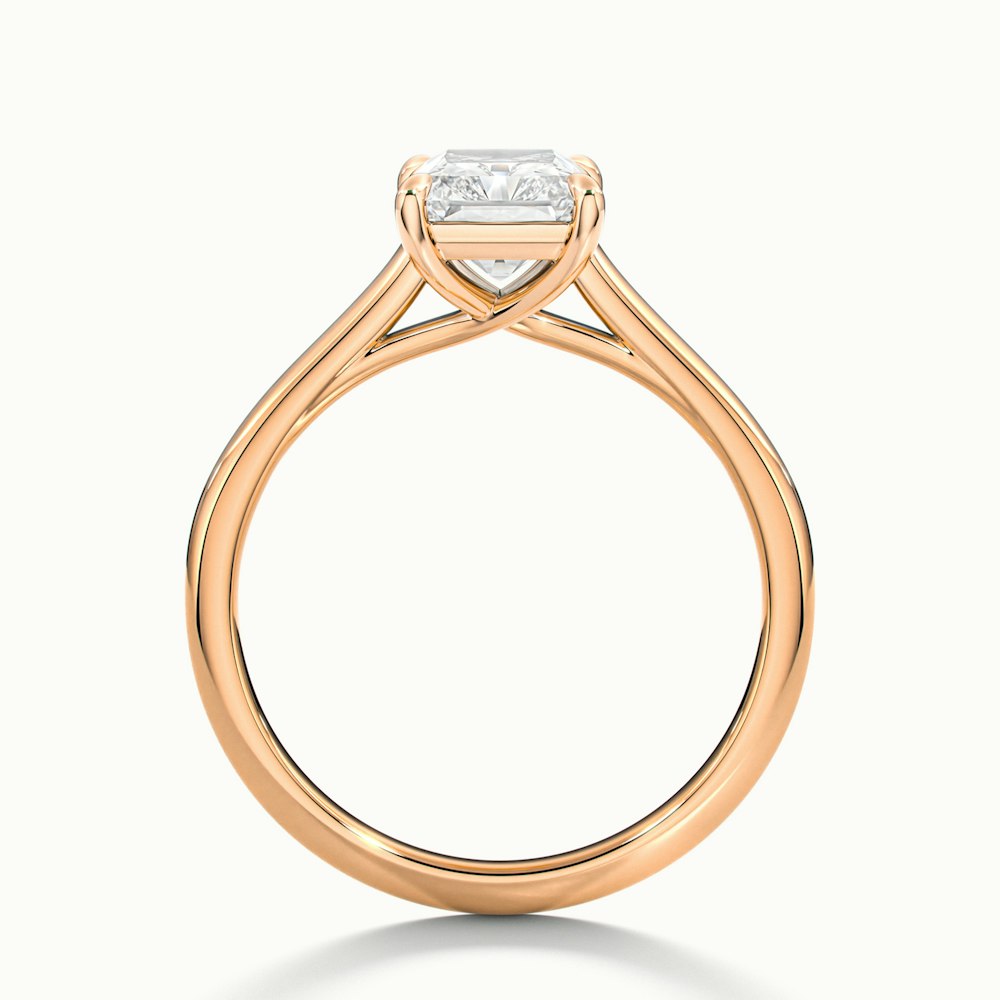 Radiant Temple Engagement Ring