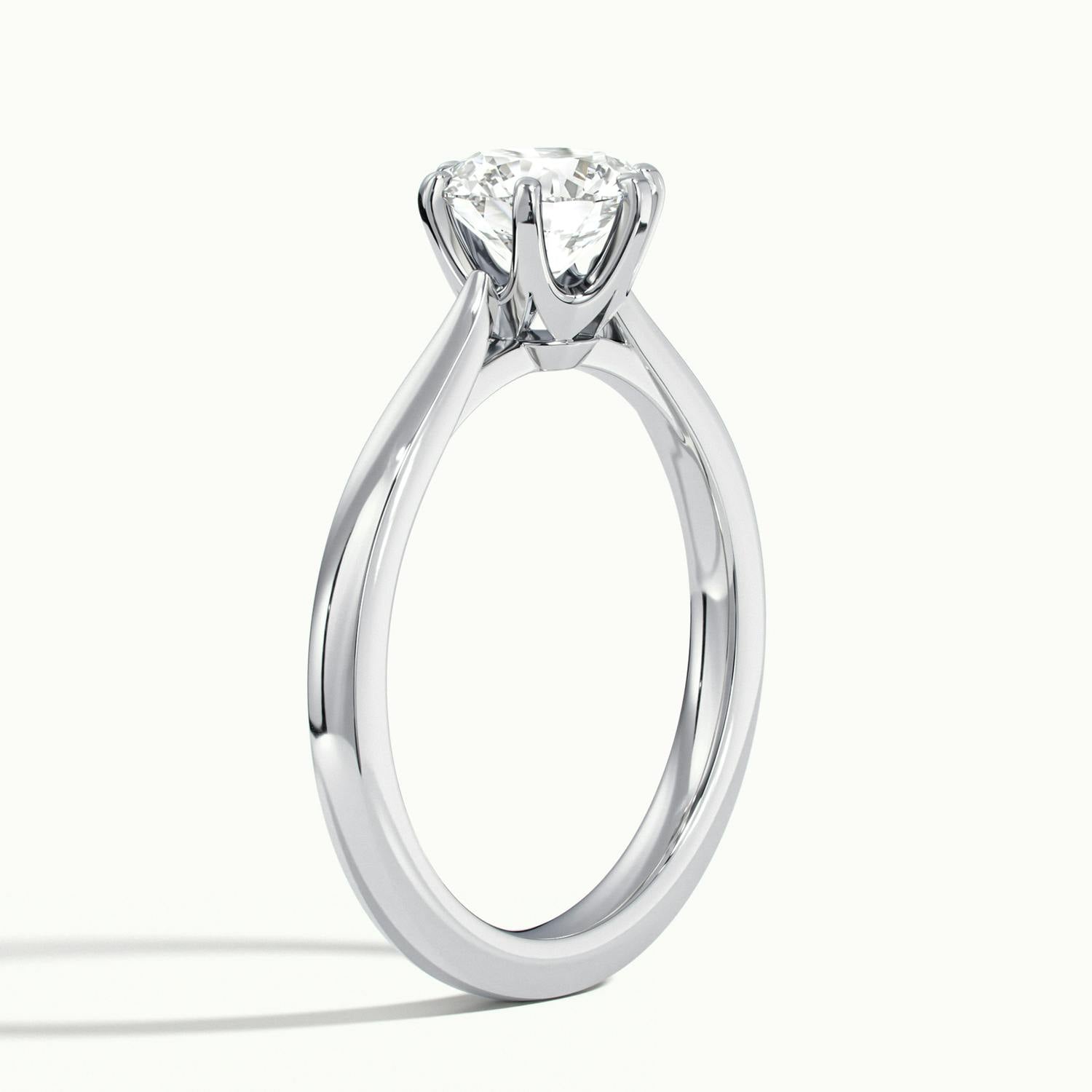 Round Beaumont Engagement Ring