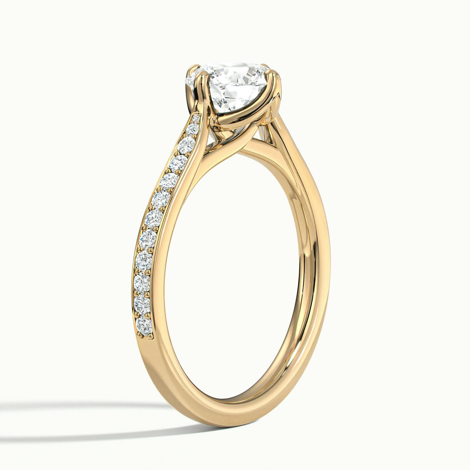 Round Loren Pavé Engagement Ring