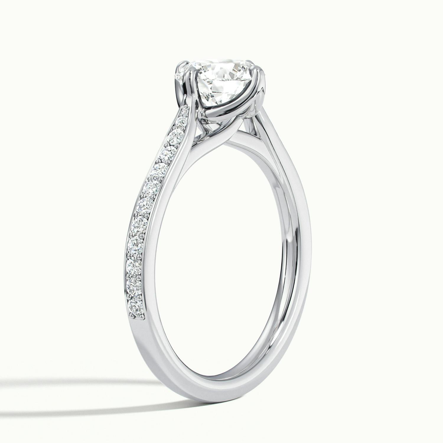 Round Loren Pavé Engagement Ring