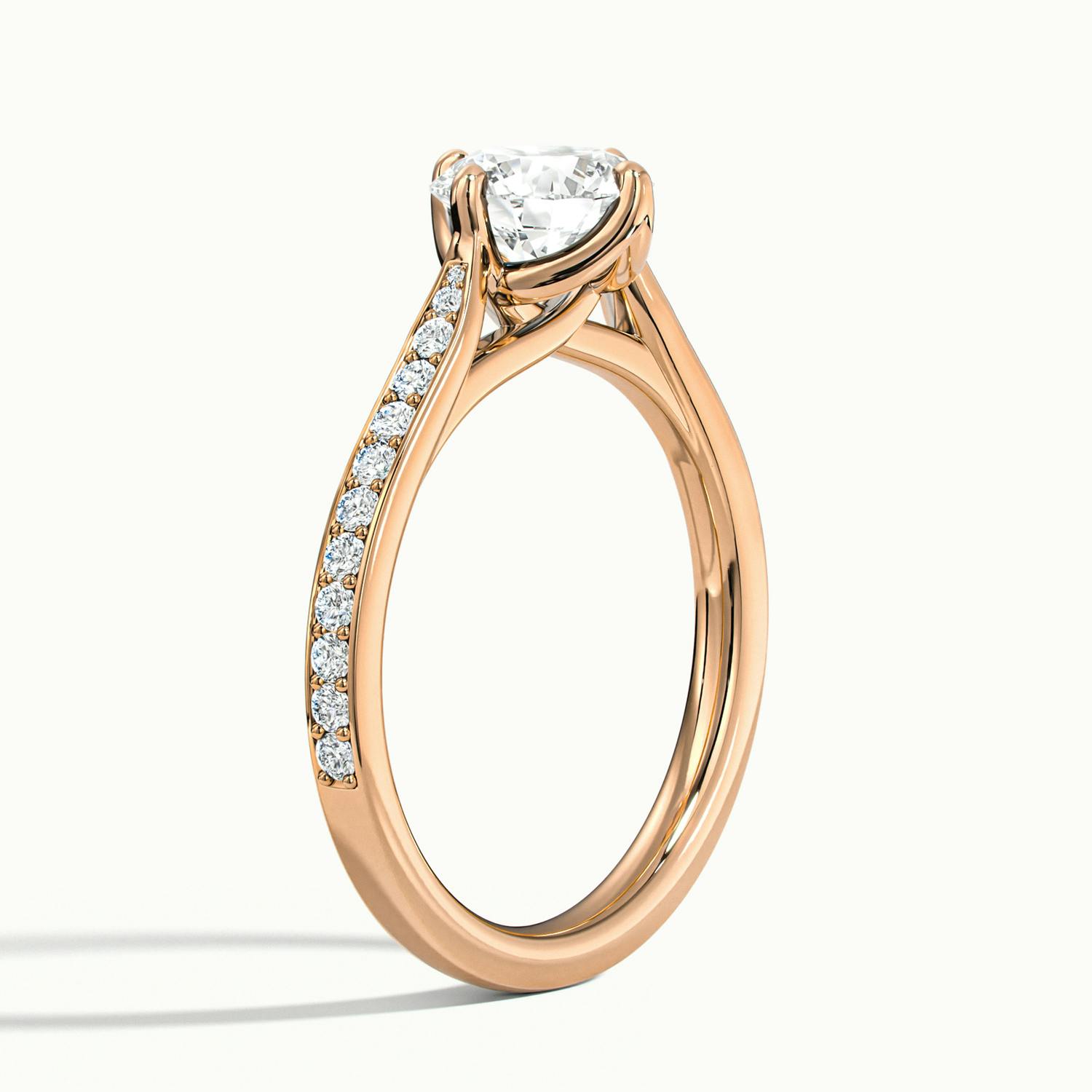 Round Loren Pavé Engagement Ring
