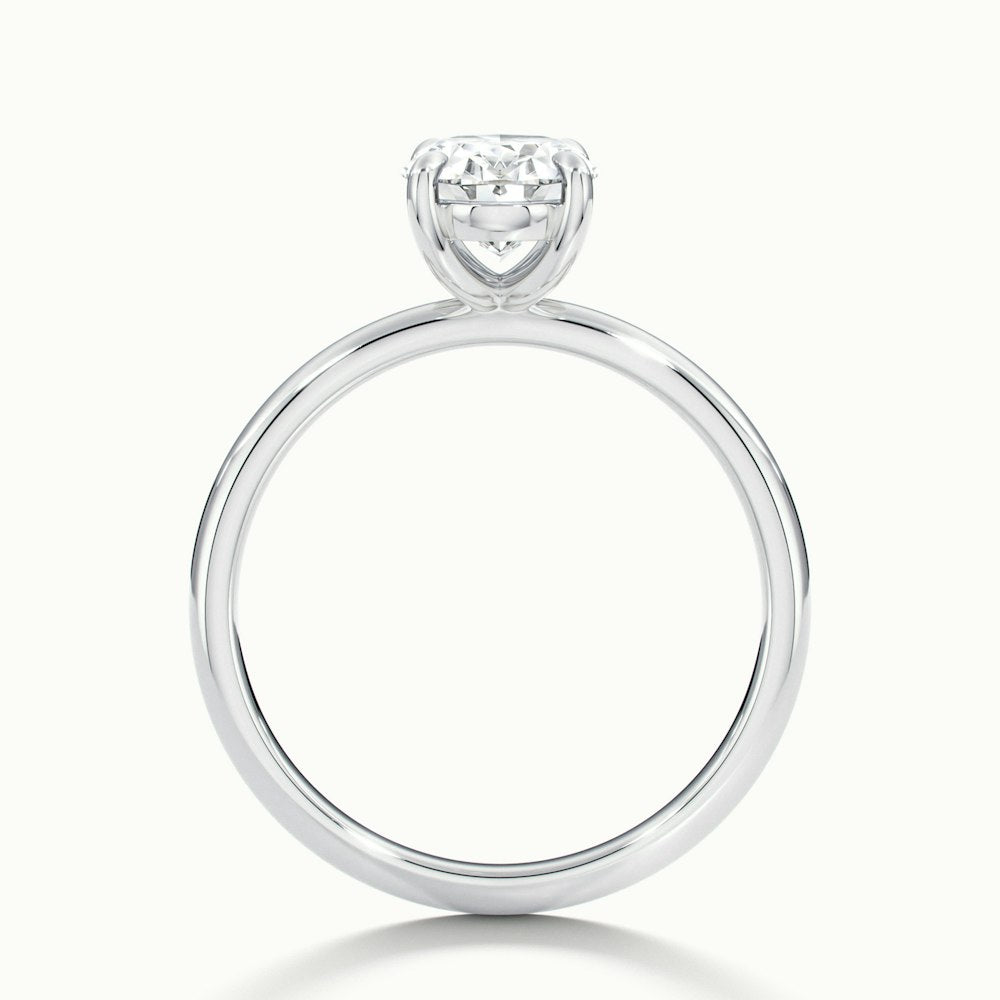 Oval Portman Plain Engagement Ring
