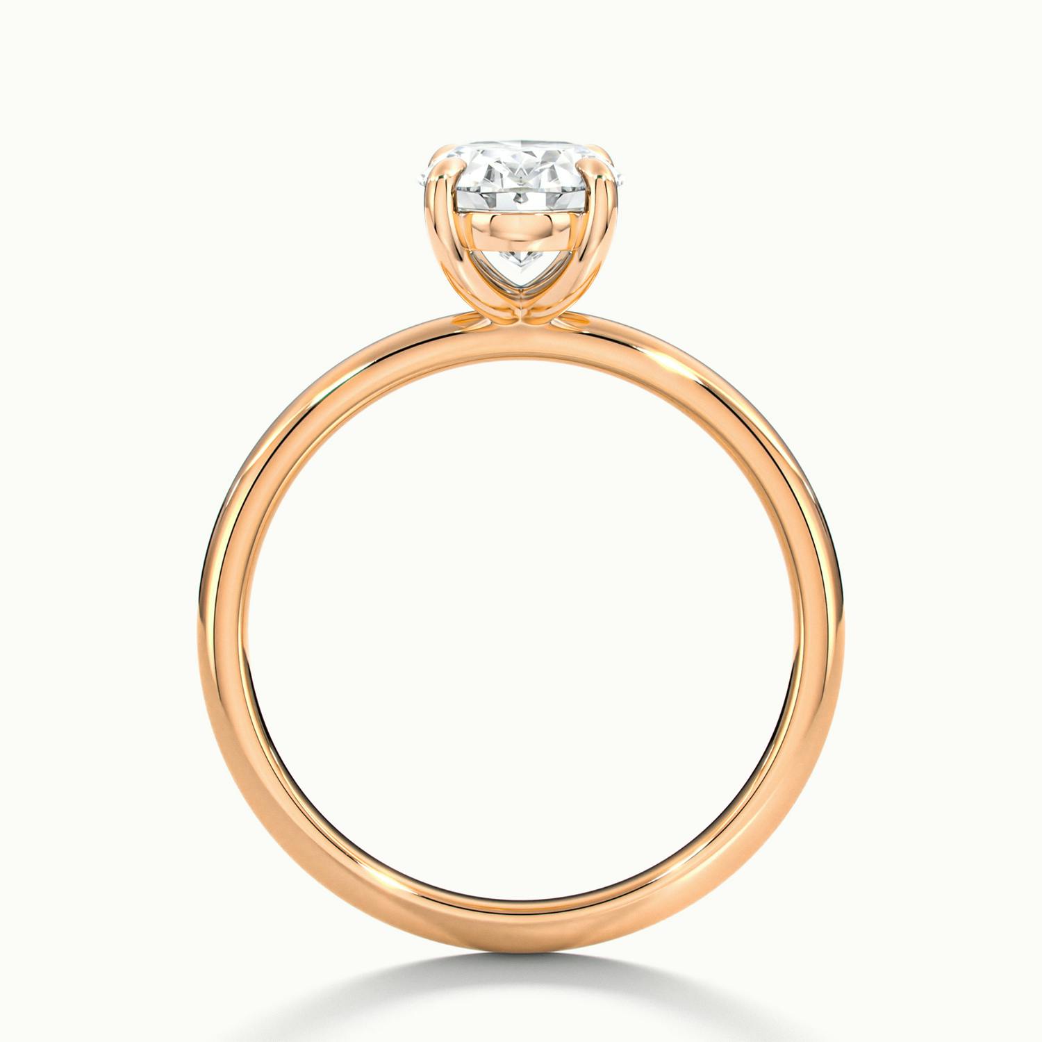 Oval Portman Plain Engagement Ring