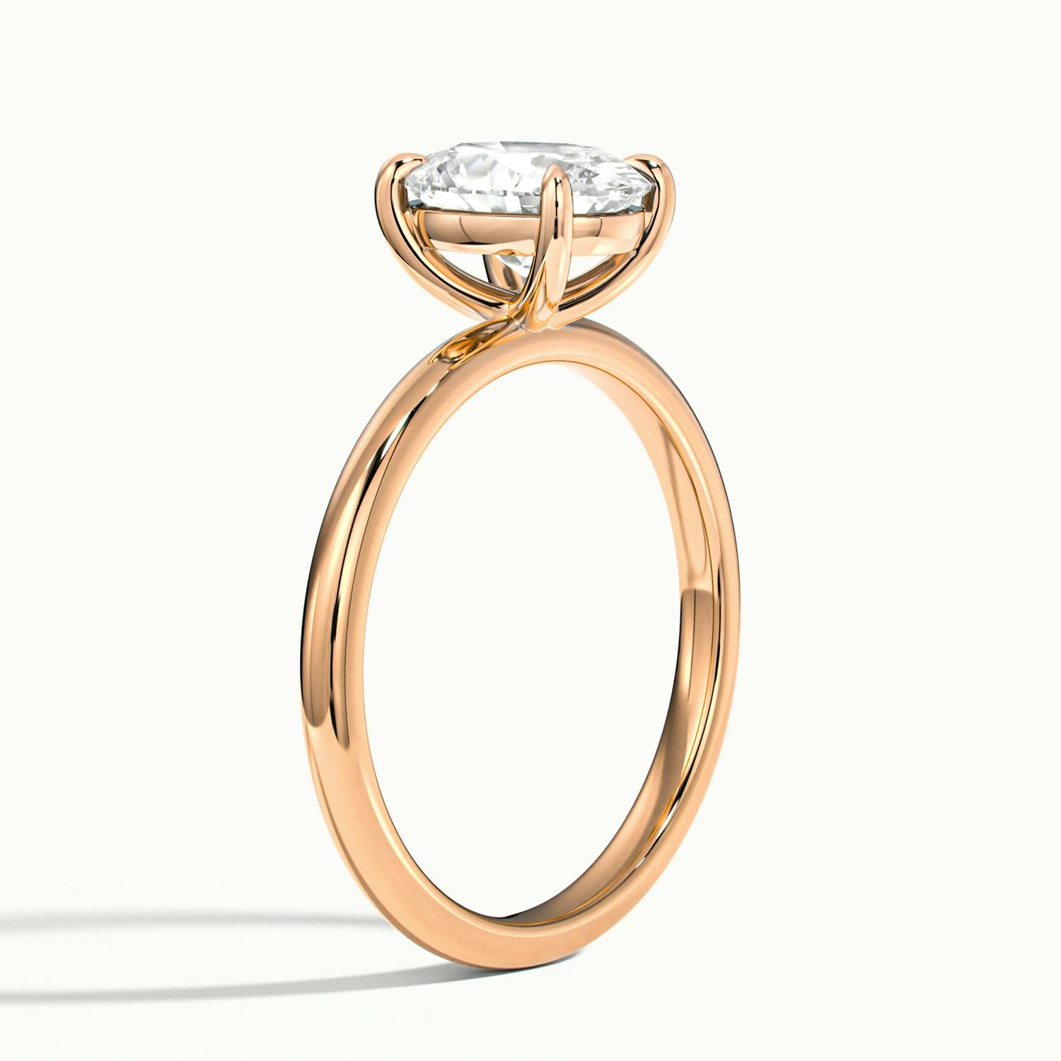 Oval Portman Plain Engagement Ring