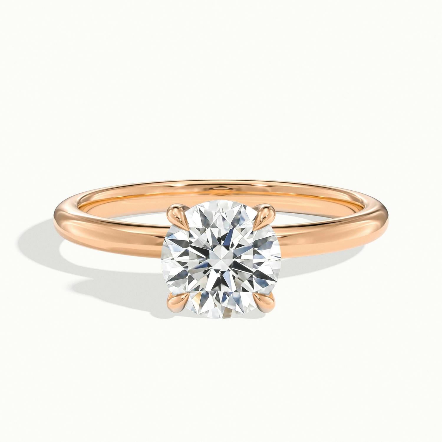 Round Portman Plain Engagement Ring.