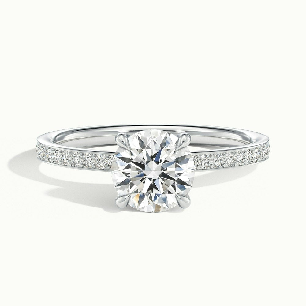 Round Portman Pavé Engagement Ring.