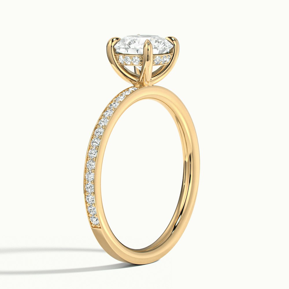Round Portman Pavé Engagement Ring.