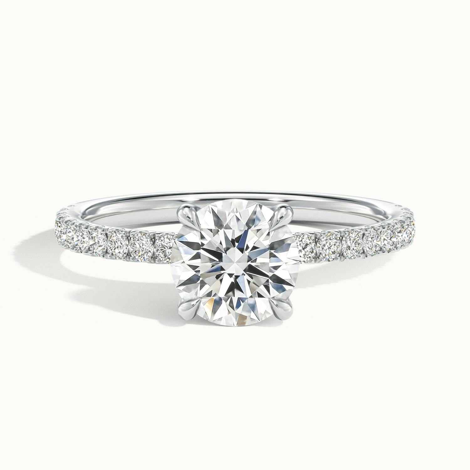 Round Portman Scallop Engagement Ring