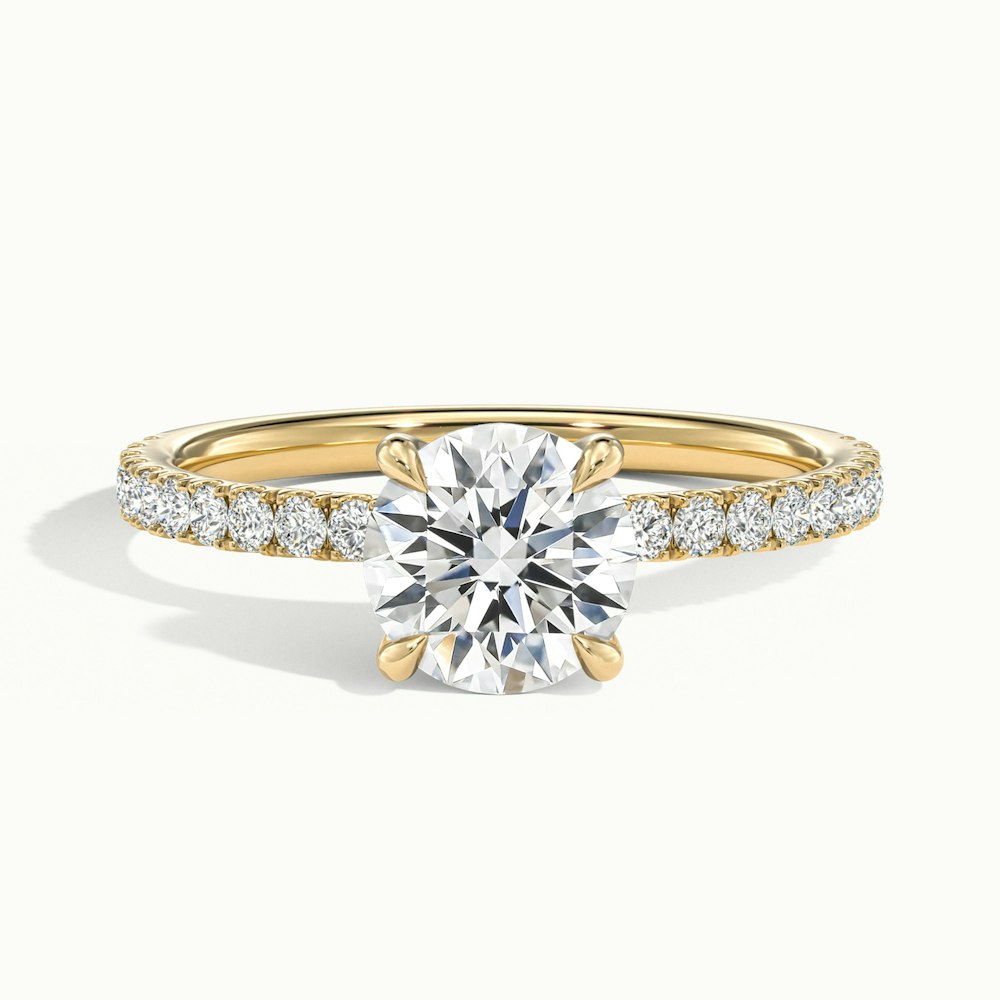 Round Portman Scallop Engagement Ring