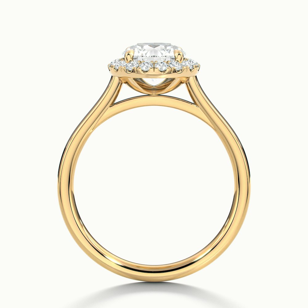 Round Oberon Plain Engagement Ring.
