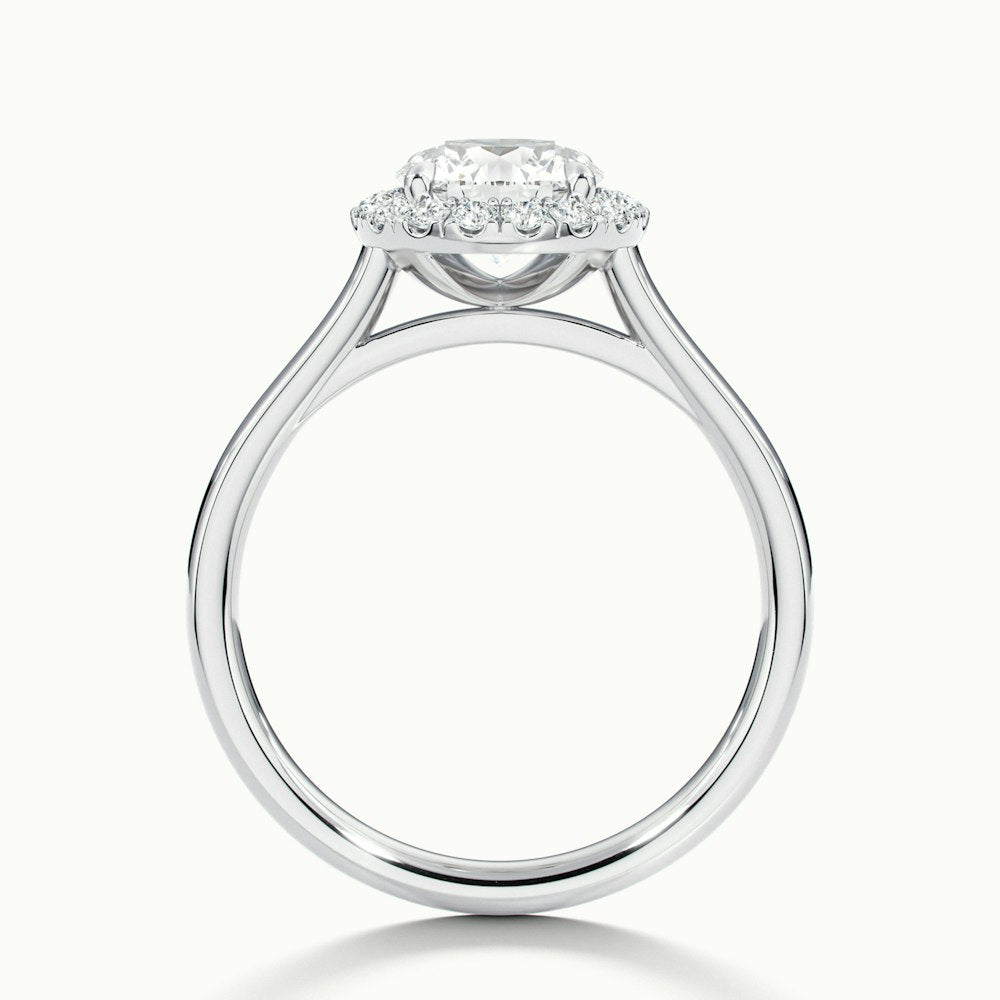 Round Oberon Plain Engagement Ring.