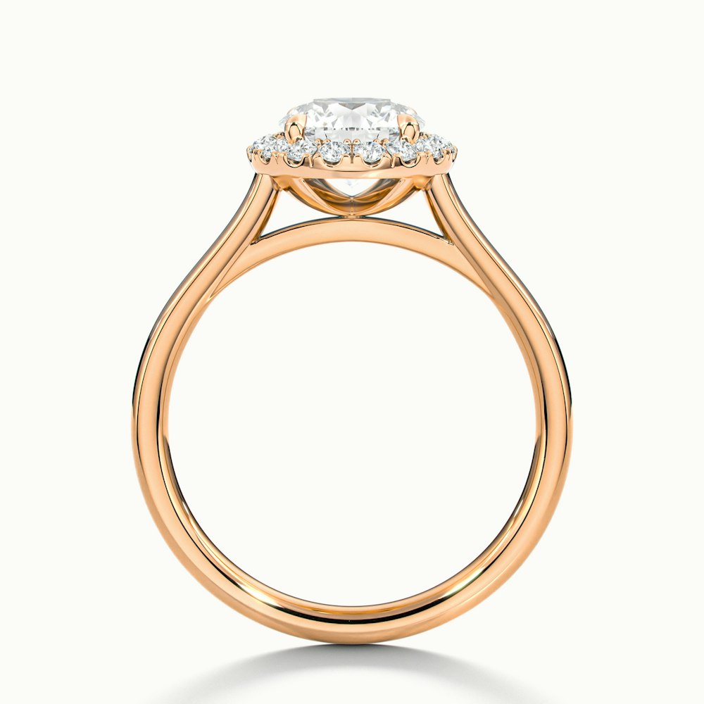 Round Oberon Plain Engagement Ring.