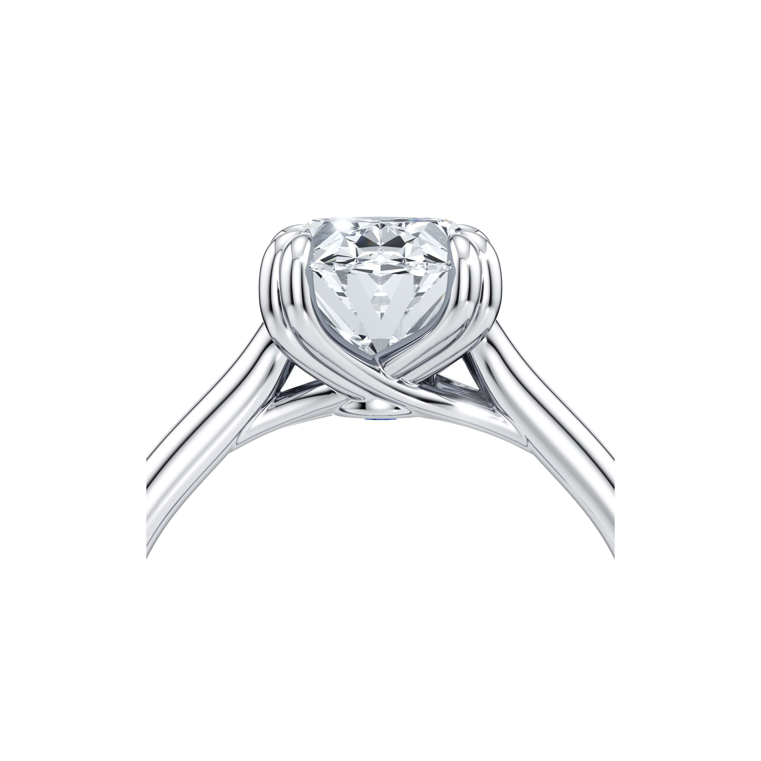 lilye Oval Solitaire Lab Diamond Engagement Ring