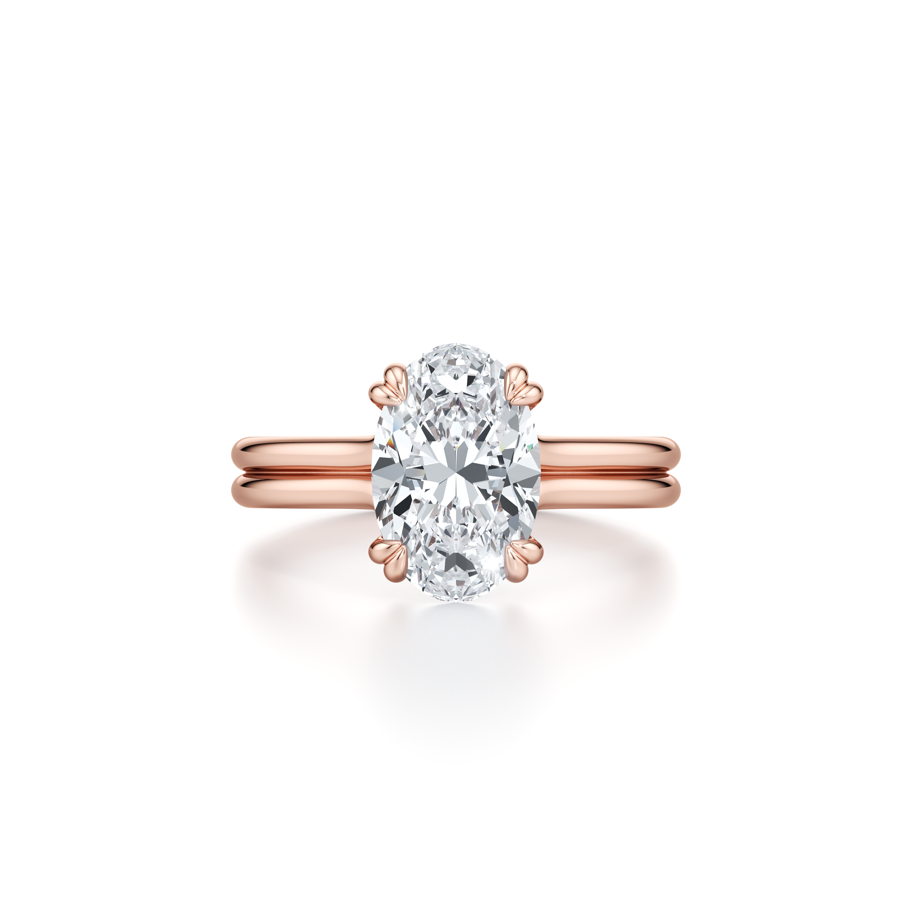 lilye Oval Solitaire Lab Diamond Engagement Ring