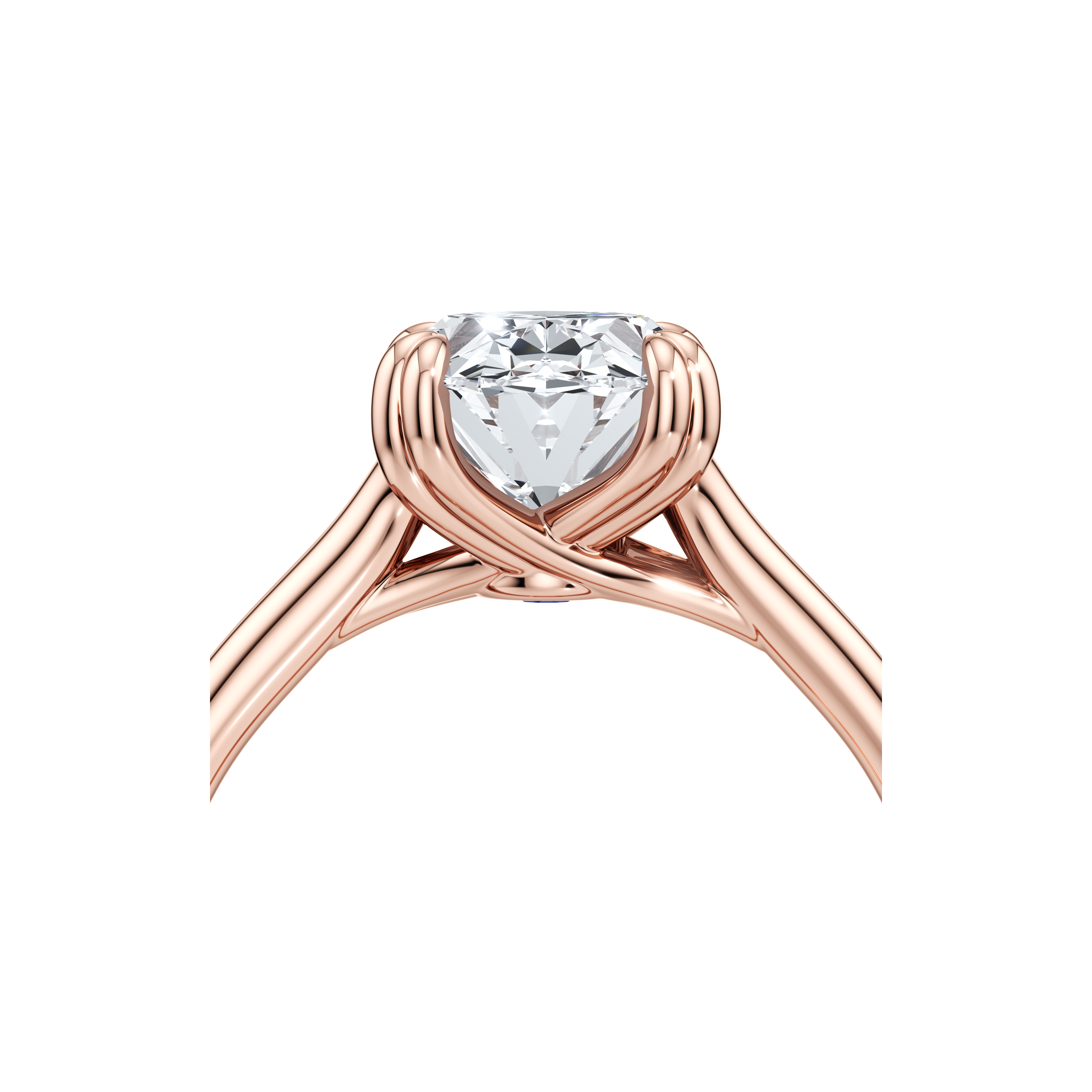lilye Oval Solitaire Lab Diamond Engagement Ring