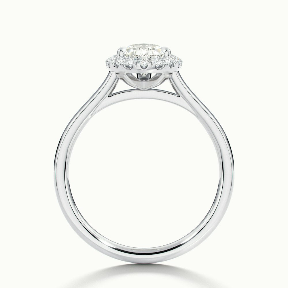 Pear Oberon Plain Engagement Ring.
