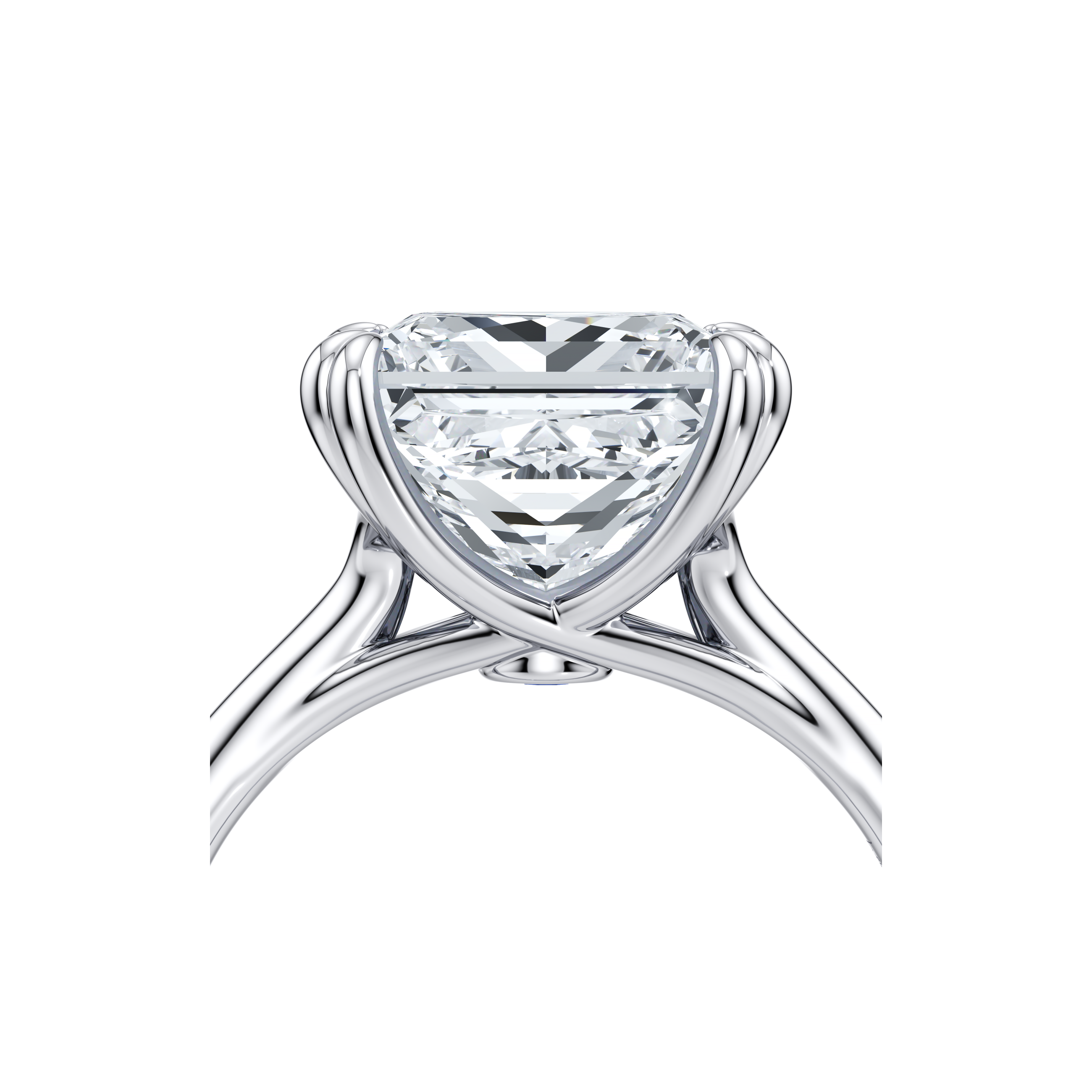 RussellS Princess Solitaire Diamond Engagement Ring