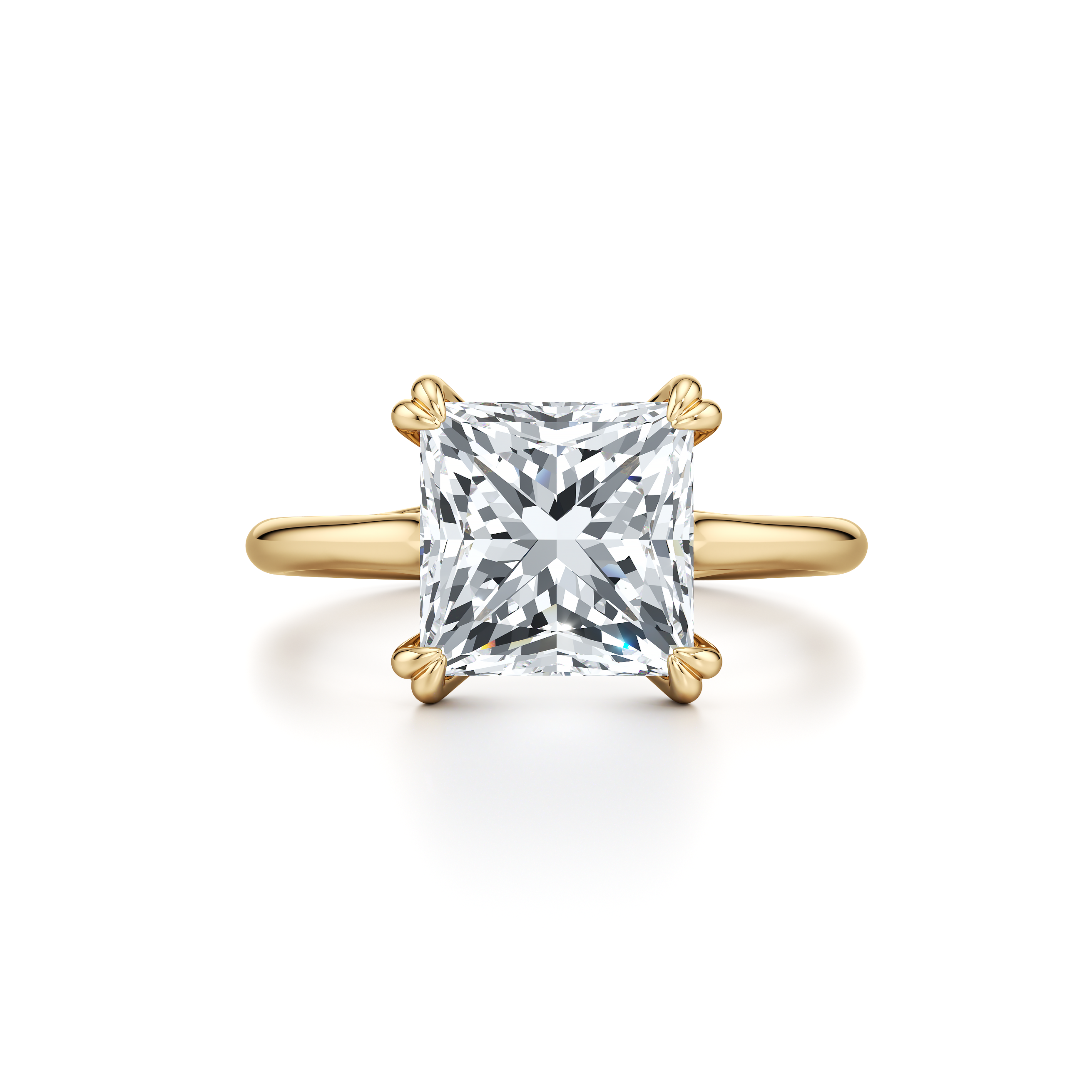 RussellS Princess Solitaire Diamond Engagement Ring