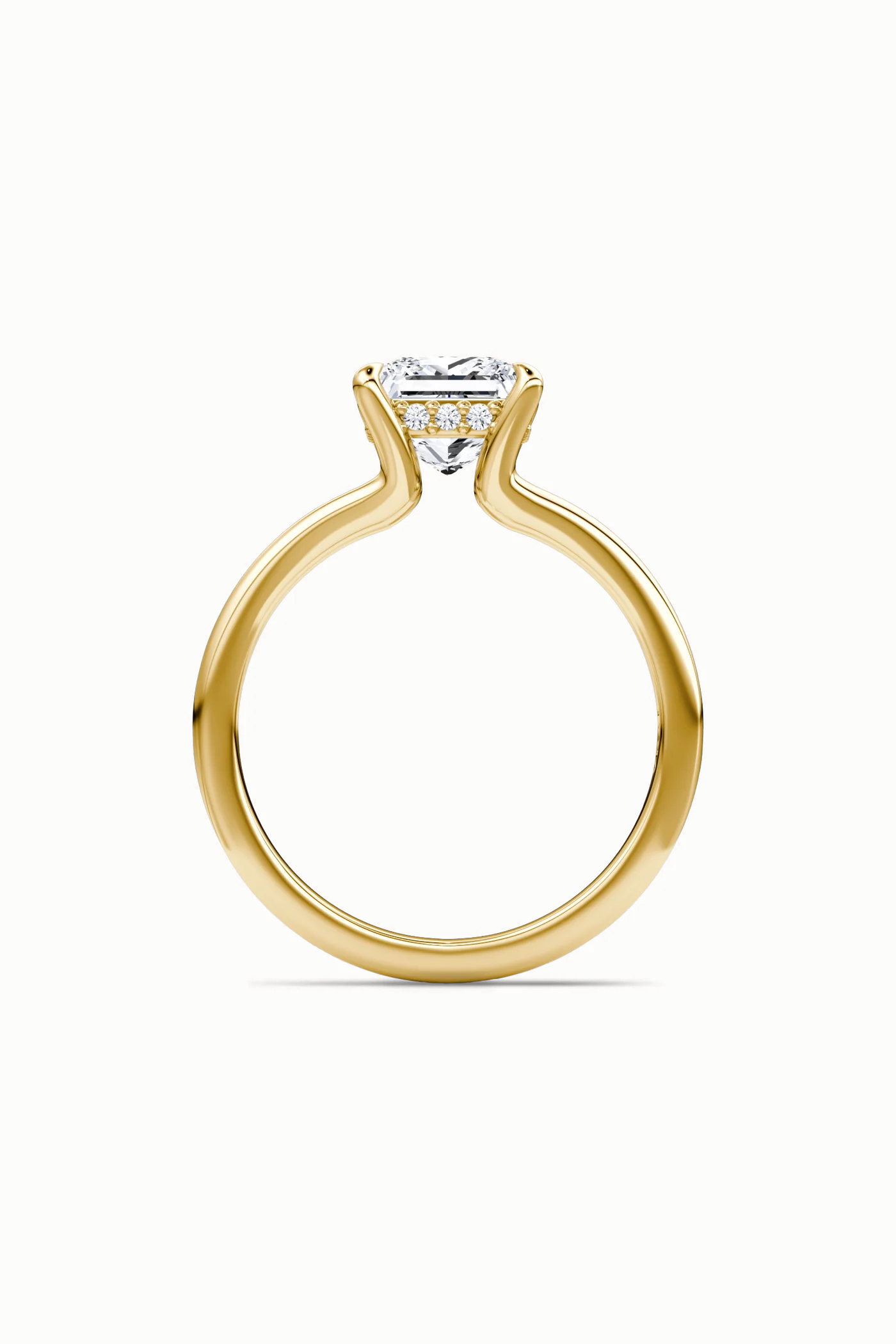 DULCE HALO PRINCESS SOLITAIRE RING