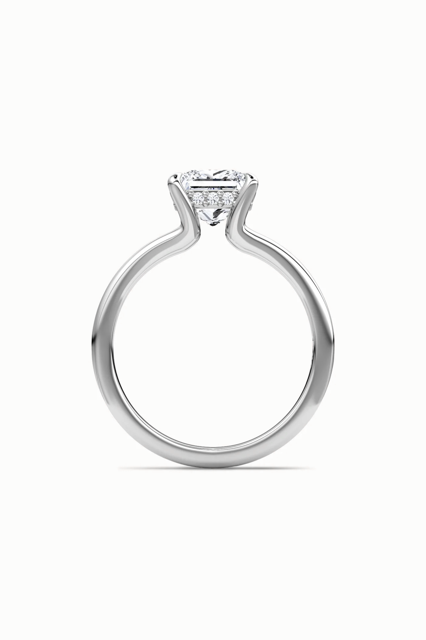 DULCE HALO PRINCESS SOLITAIRE RING