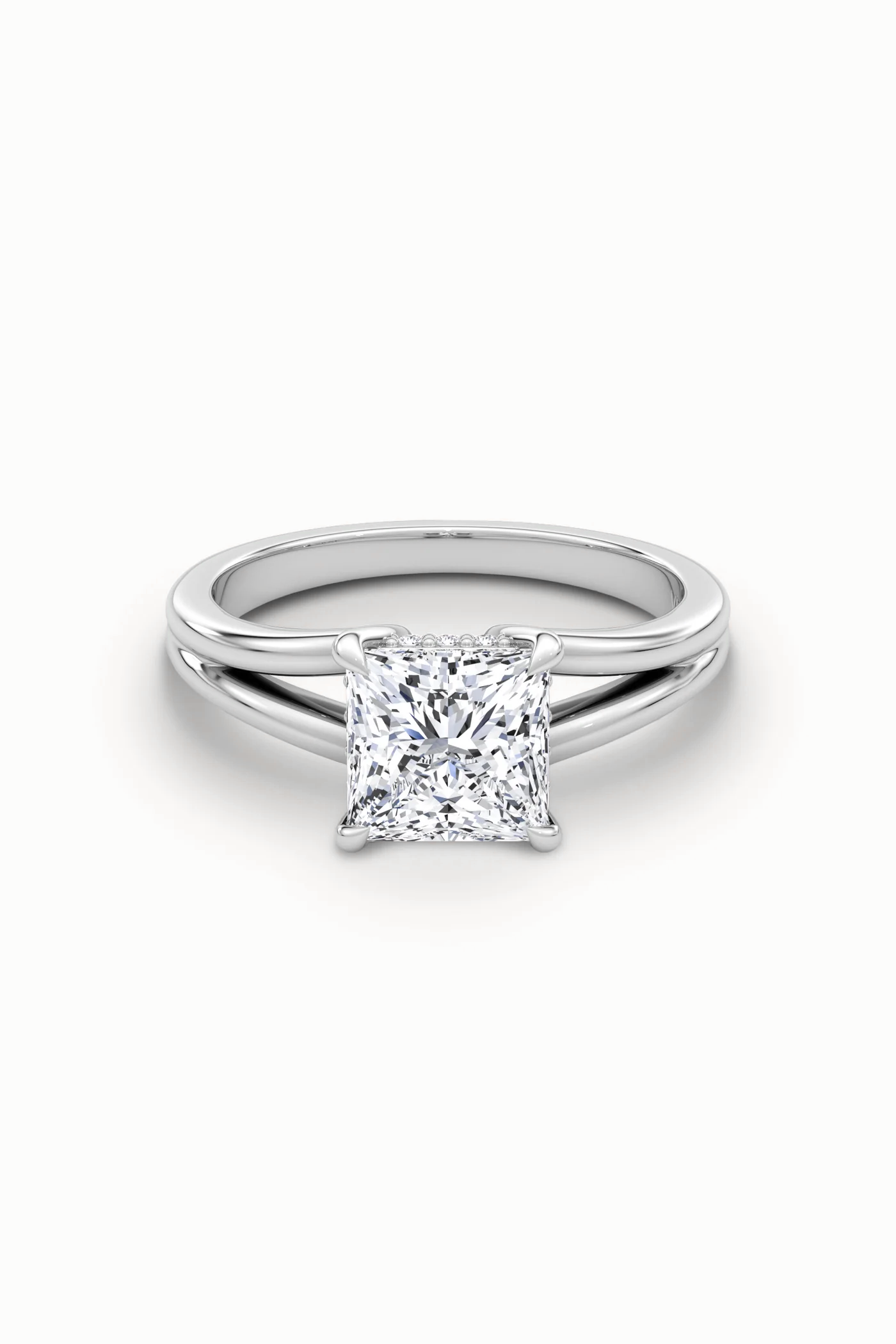 DULCE HALO PRINCESS SOLITAIRE RING
