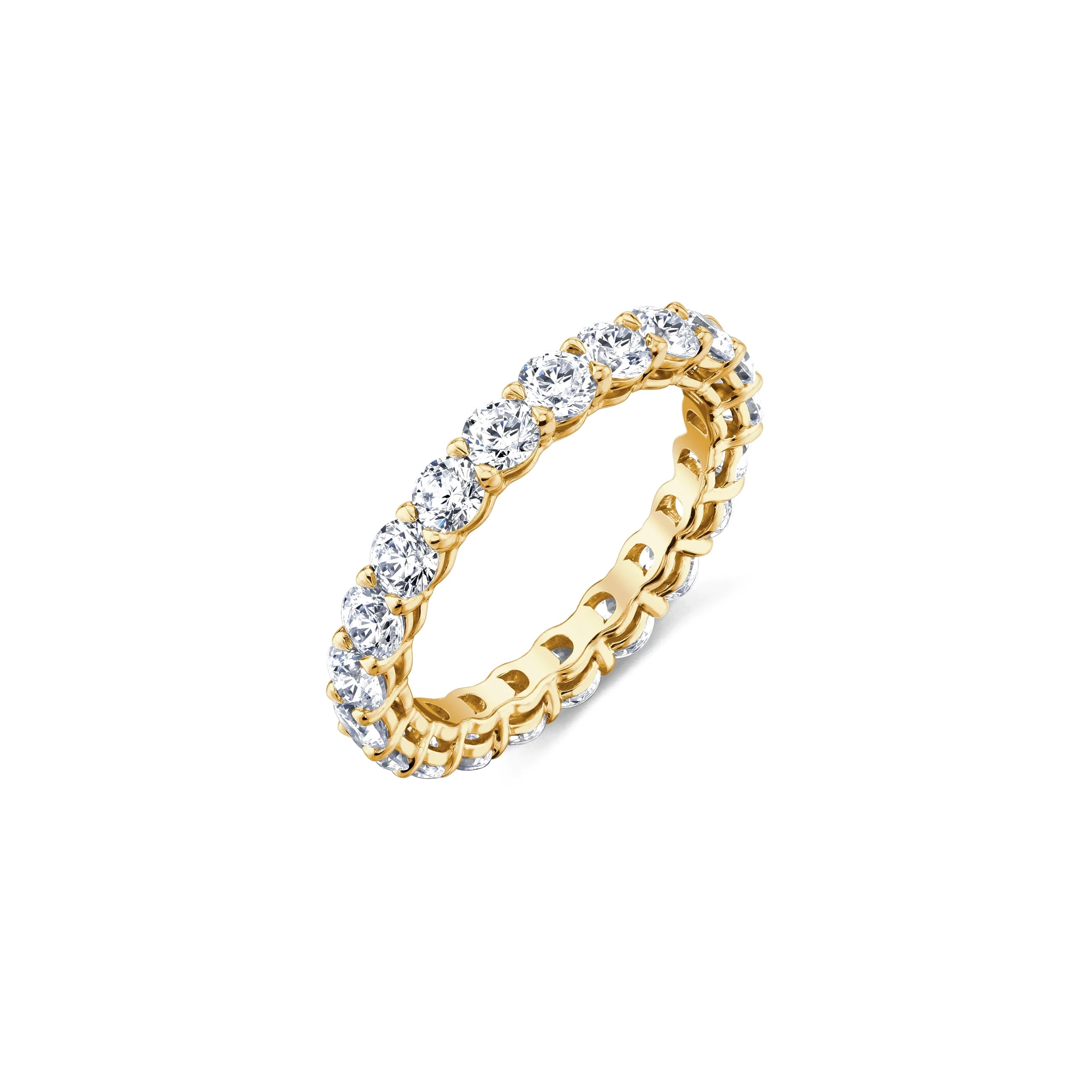 Olivia Round Brilliant Lab Diamond Eternity Band