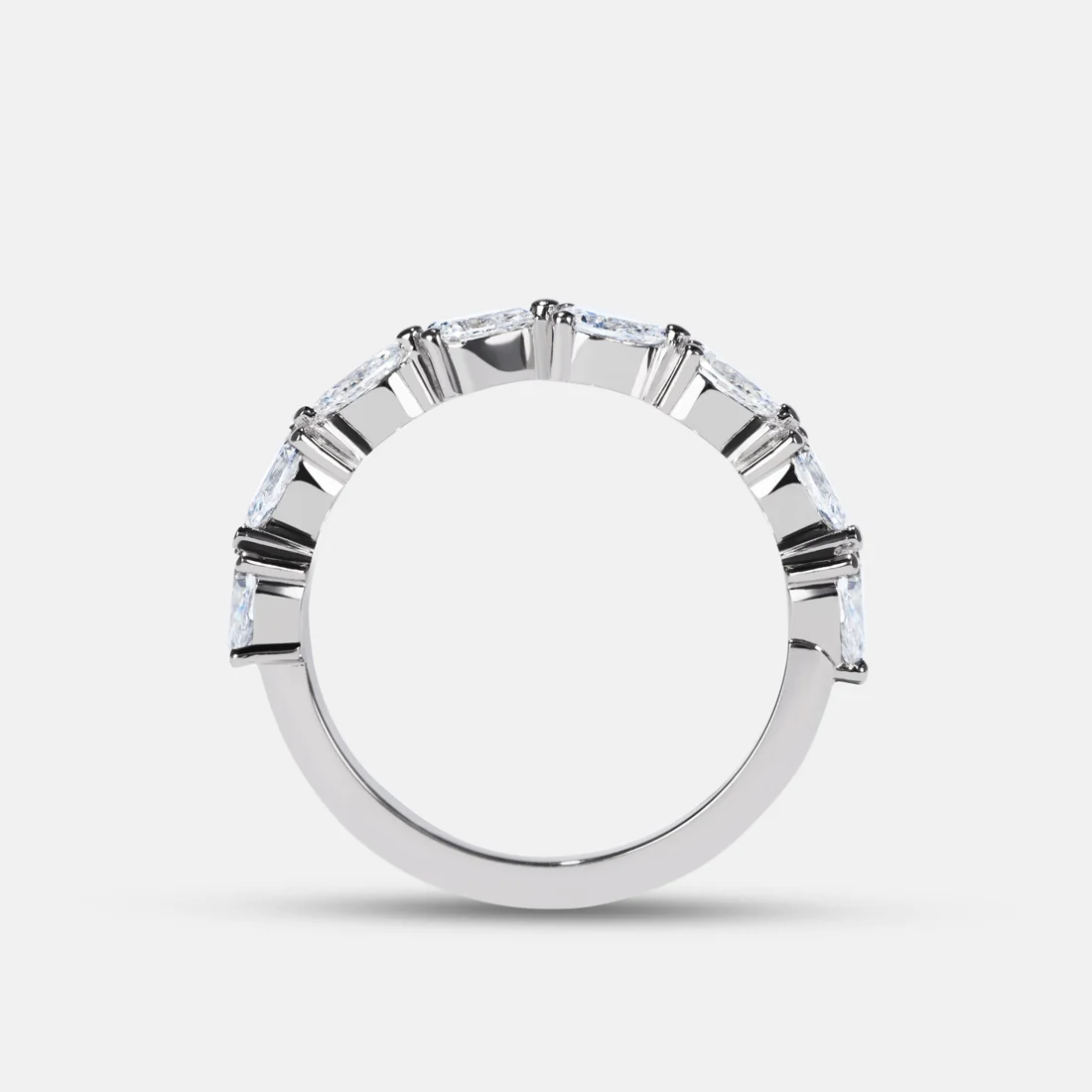 PEAR DIAMOND ETERNITY RING
