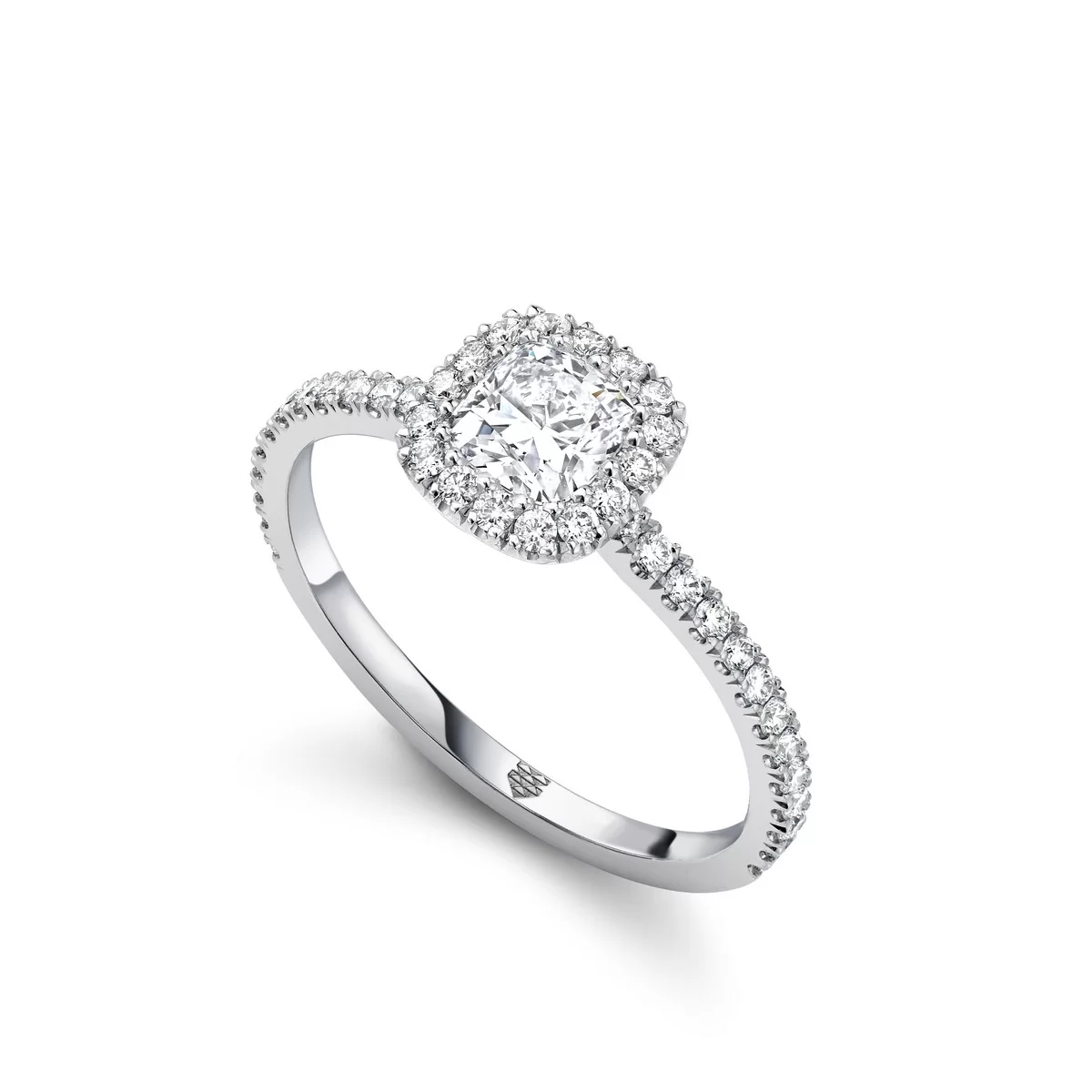 Cushion Cut Diamond Engagement Ring