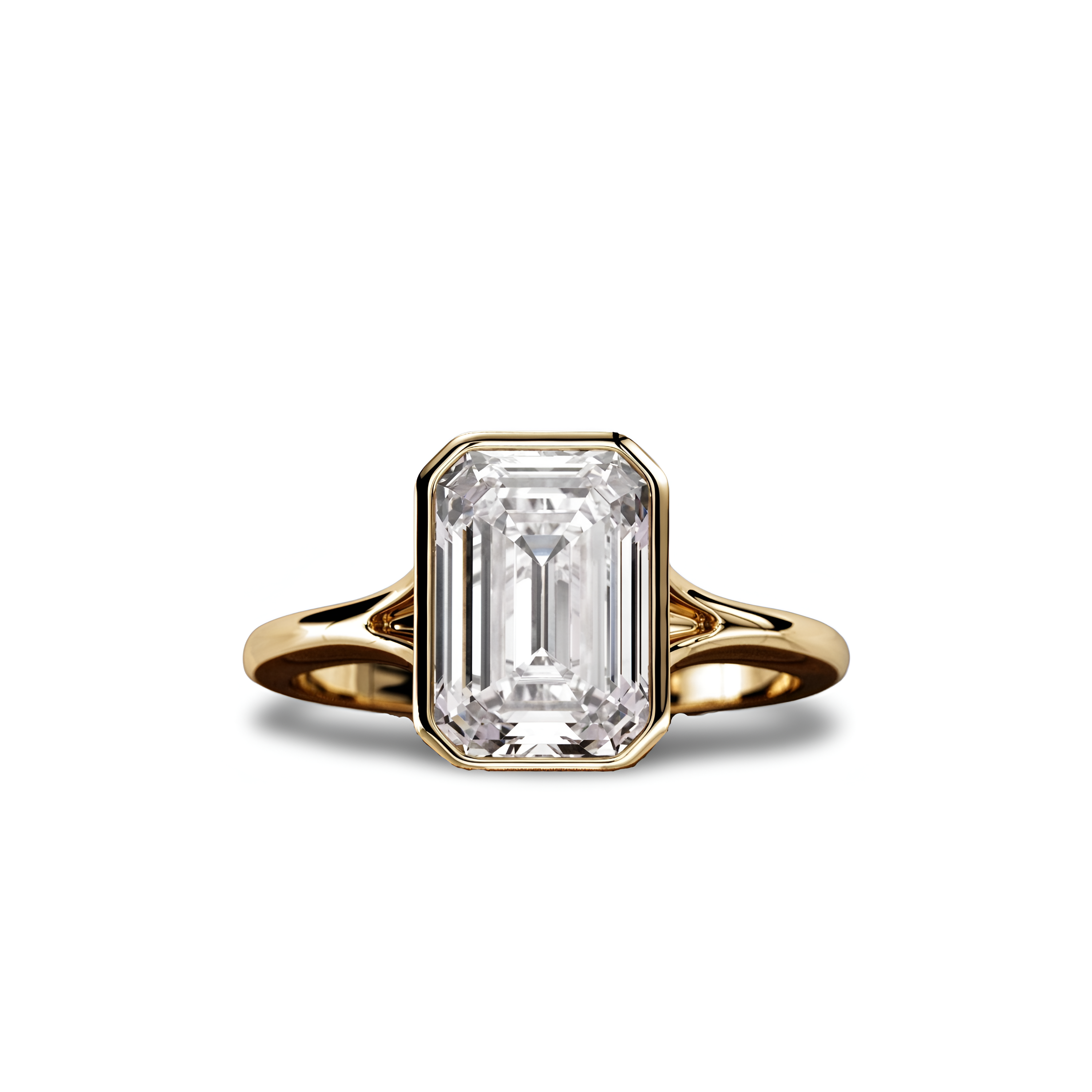 2.5 Carat Emerald Cut Art Deco Engagement Ring